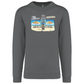Sweatshirt Kariban sem Capuz Pegadas Albufeira