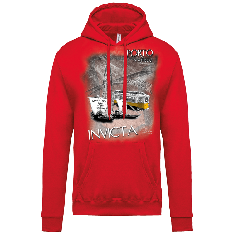 Sweatshirt Kariban com Capuz Invicta