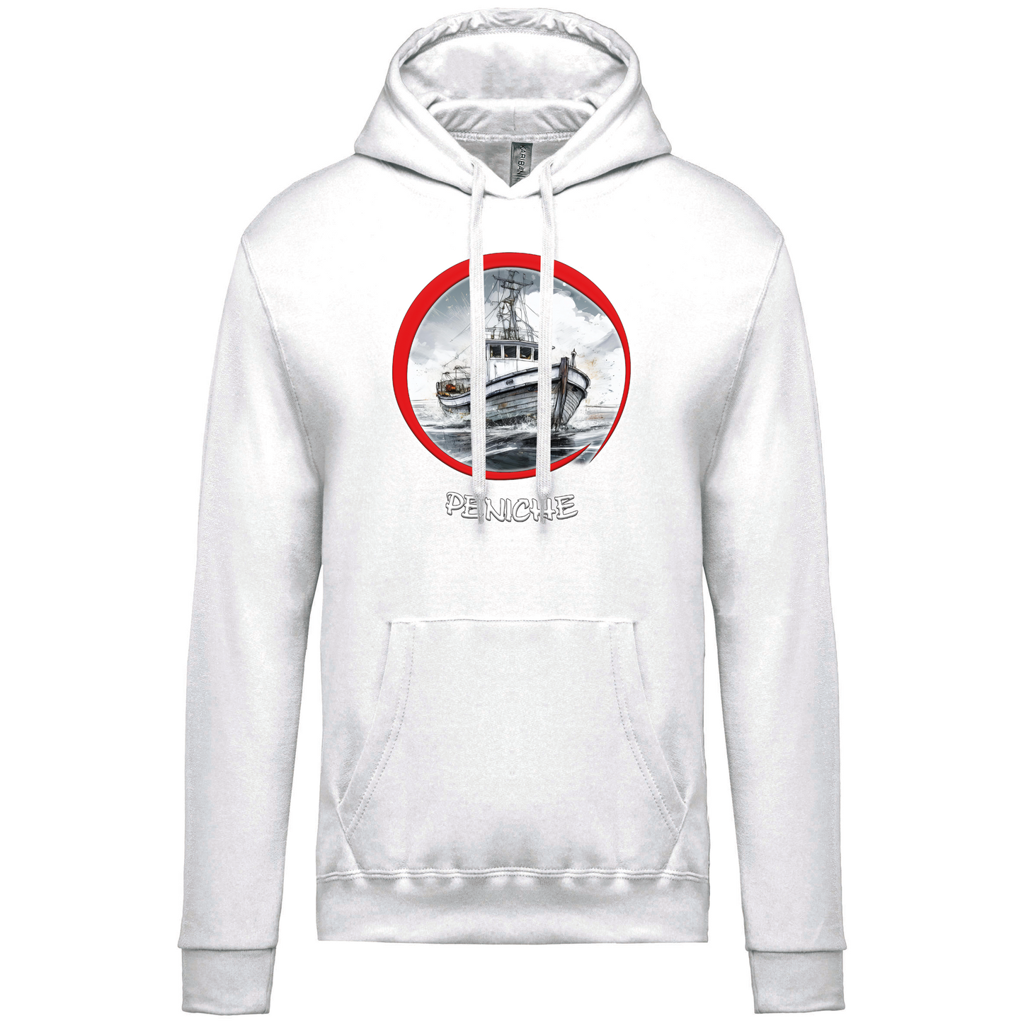 Sweatshirt Kariban com Capuz Traineira Peniche