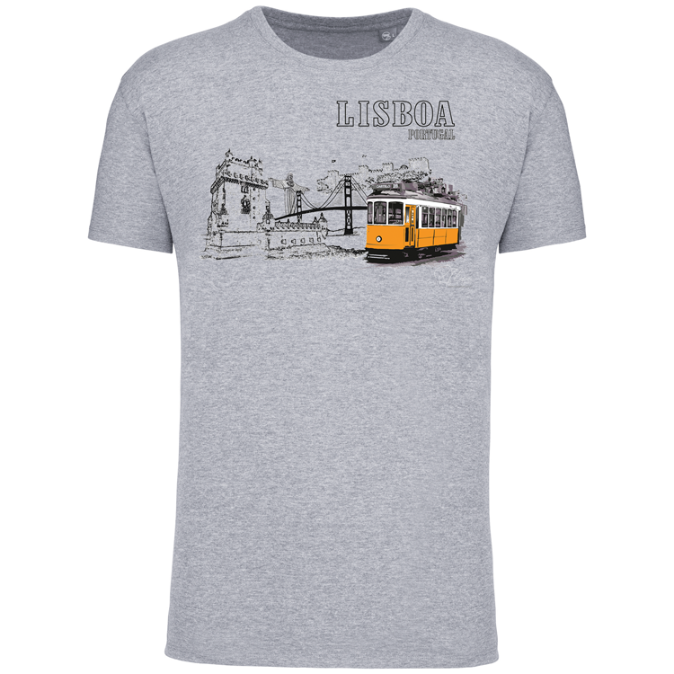 T-Shirt Algodão Biológico Monumentos Lisboa