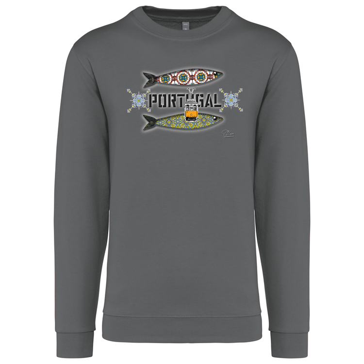 Sweatshirt Kariban sem Capuz Duas Sardinhas Coimbra