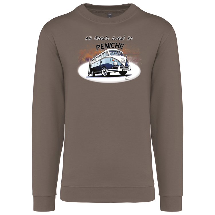 Sweatshirt Kariban sem Capuz All Roads Lead to Peniche