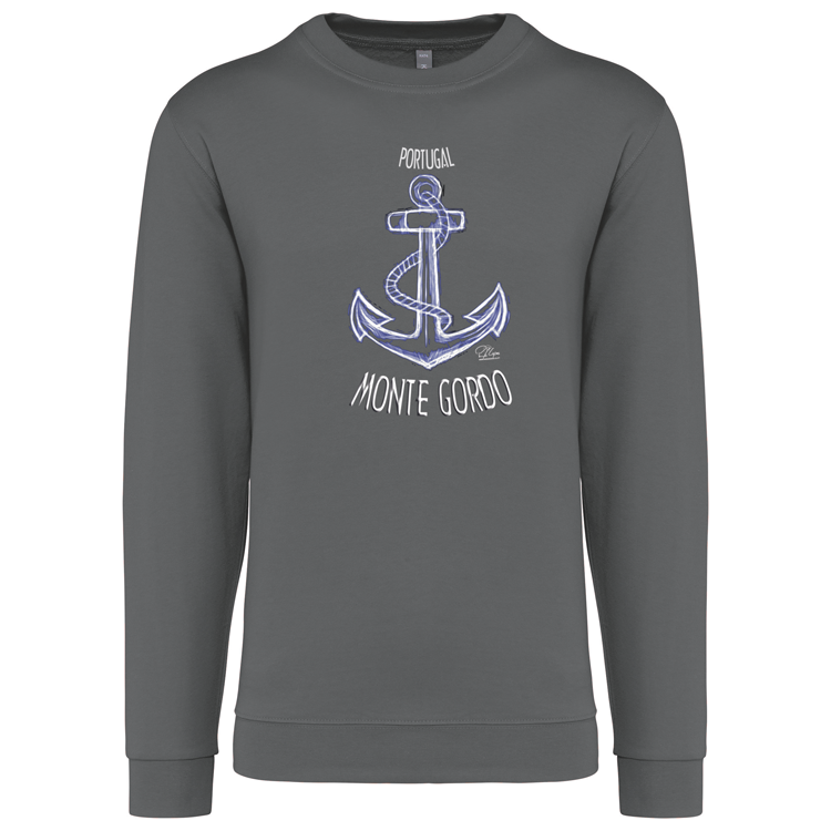 Sweatshirt Kariban sem Capuz Âncora Monte Gordo