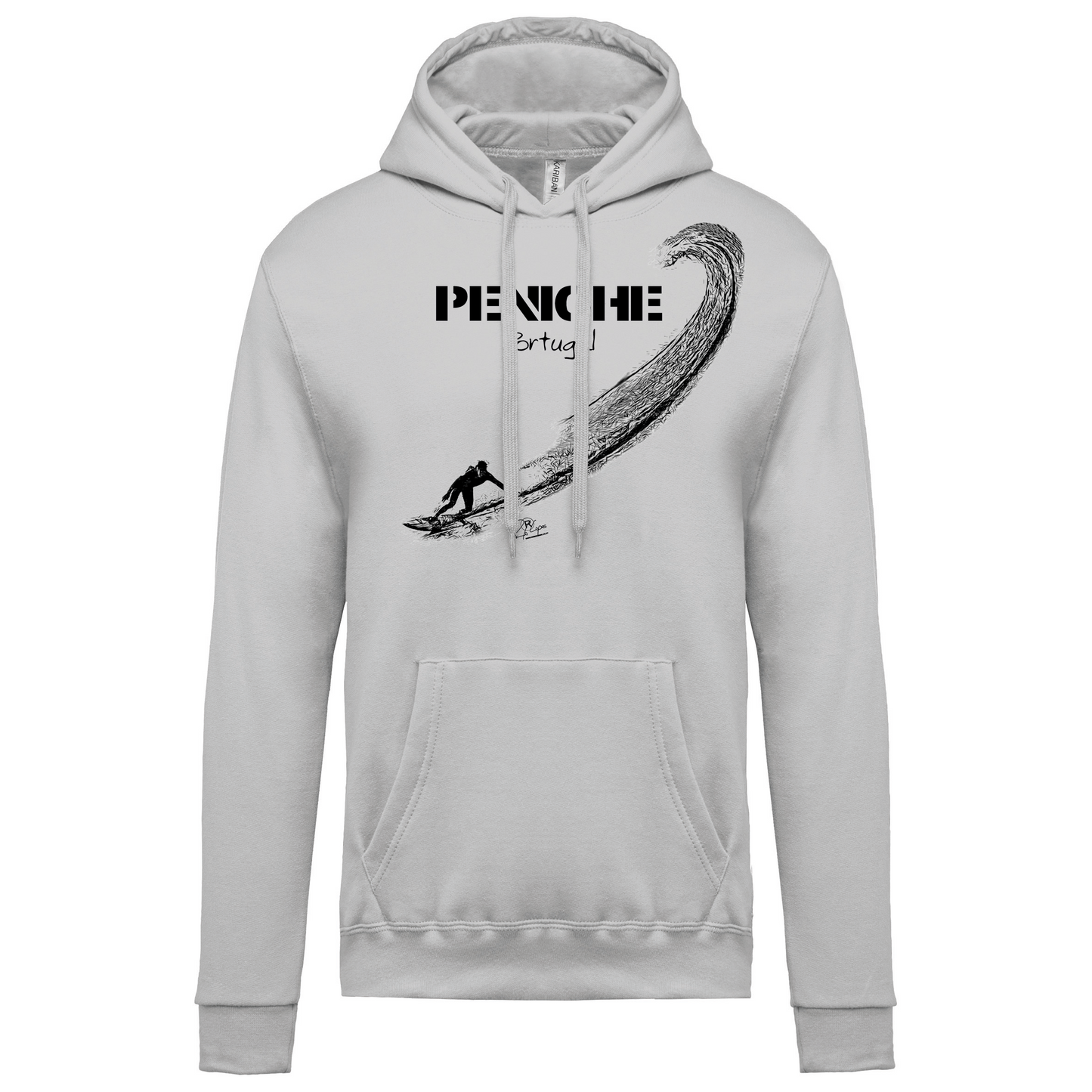 Sweatshirt Kariban com Capuz Surf Peniche