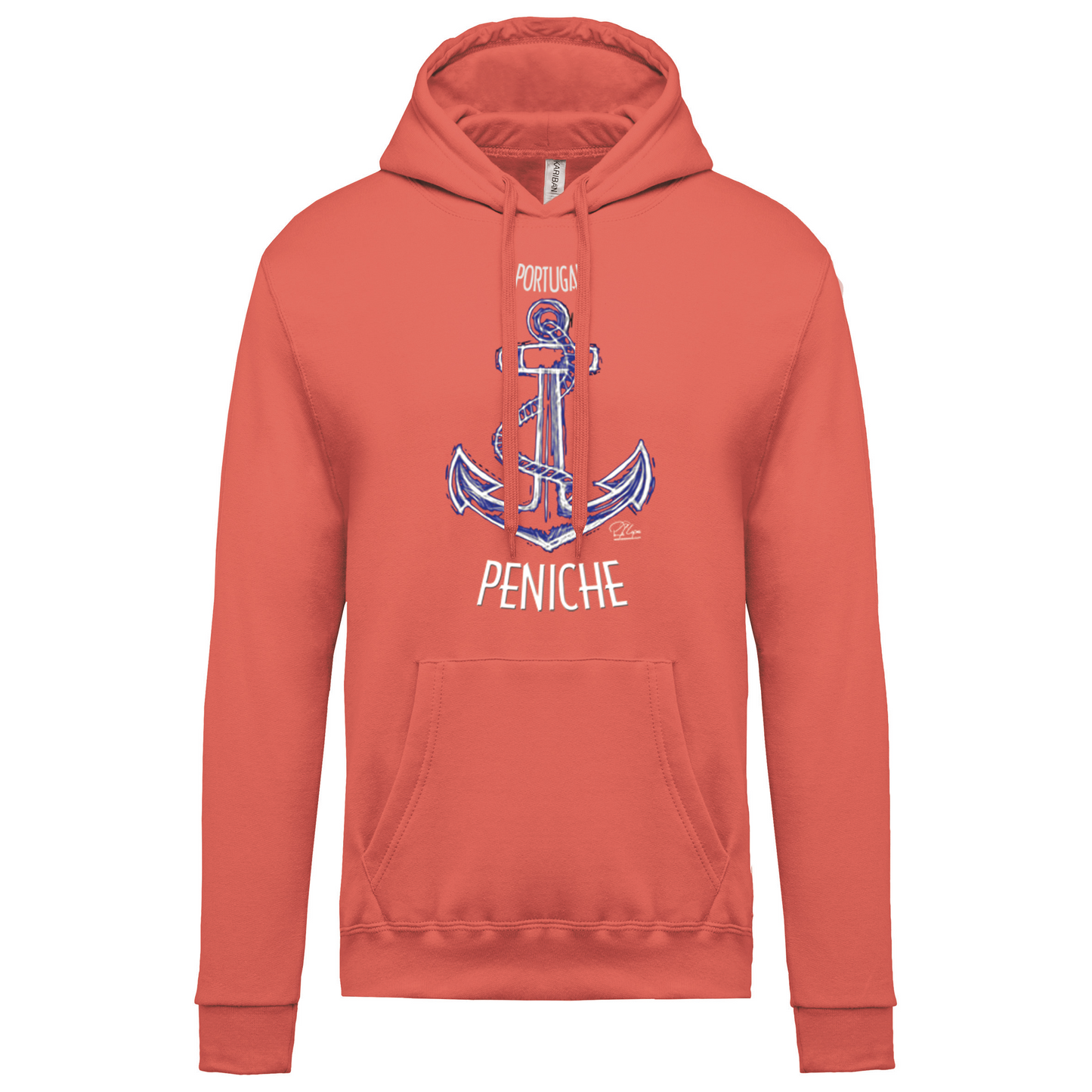 Sweatshirt Kariban com Capuz Âncora Peniche