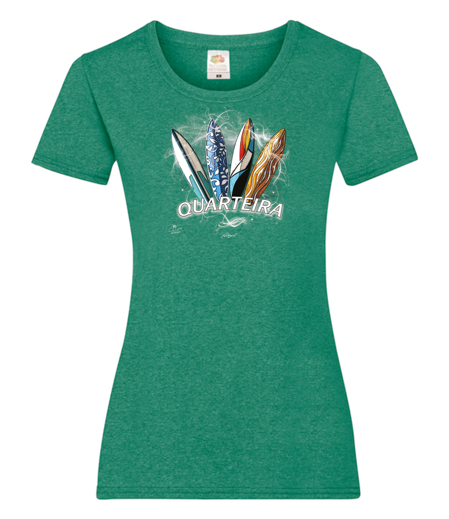 T-shirt Senhora Surfboards Quarteira