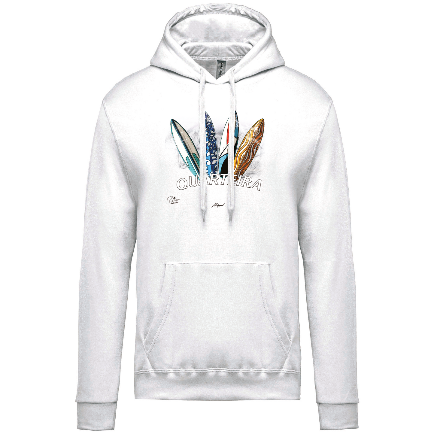Sweatshirt Kariban com Capuz Surfboards Quarteira