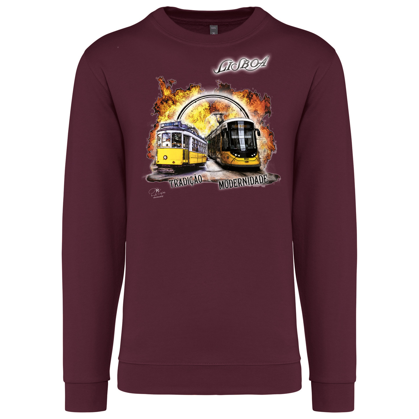 Sweatshirt Kariban sem Capuz Tradição e Modernidade