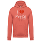 Sweatshirt Kariban com Capuz I Love Porto