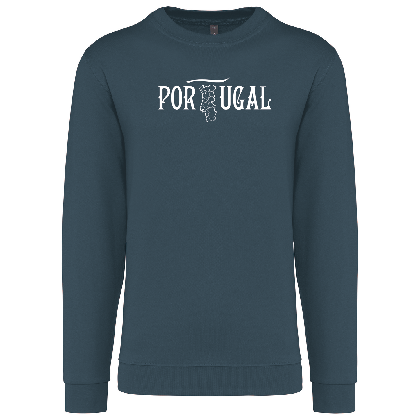 Sweatshirt Kariban sem Capuz Mapa de Portugal