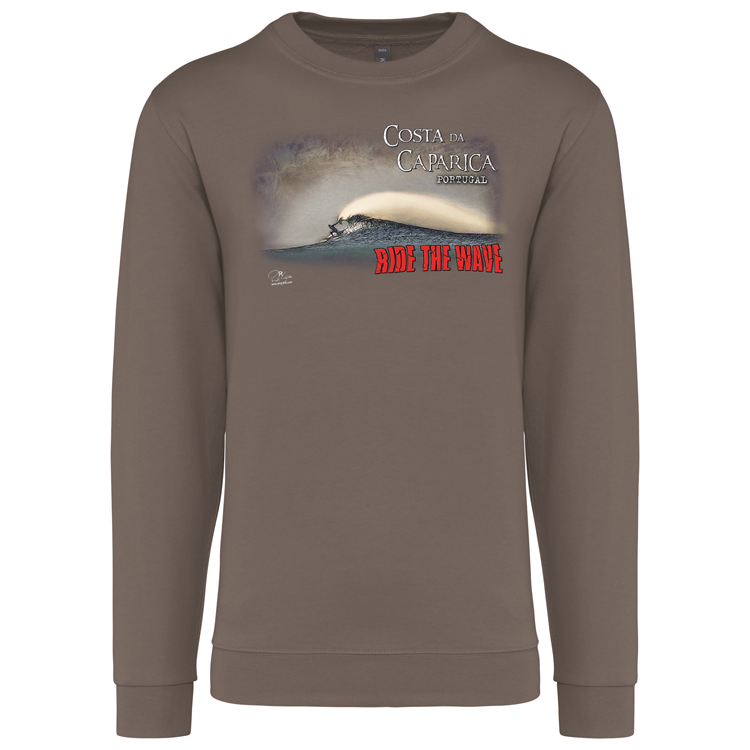 Sweatshirt Kariban sem Capuz Ride the Wave Costa da Caparica