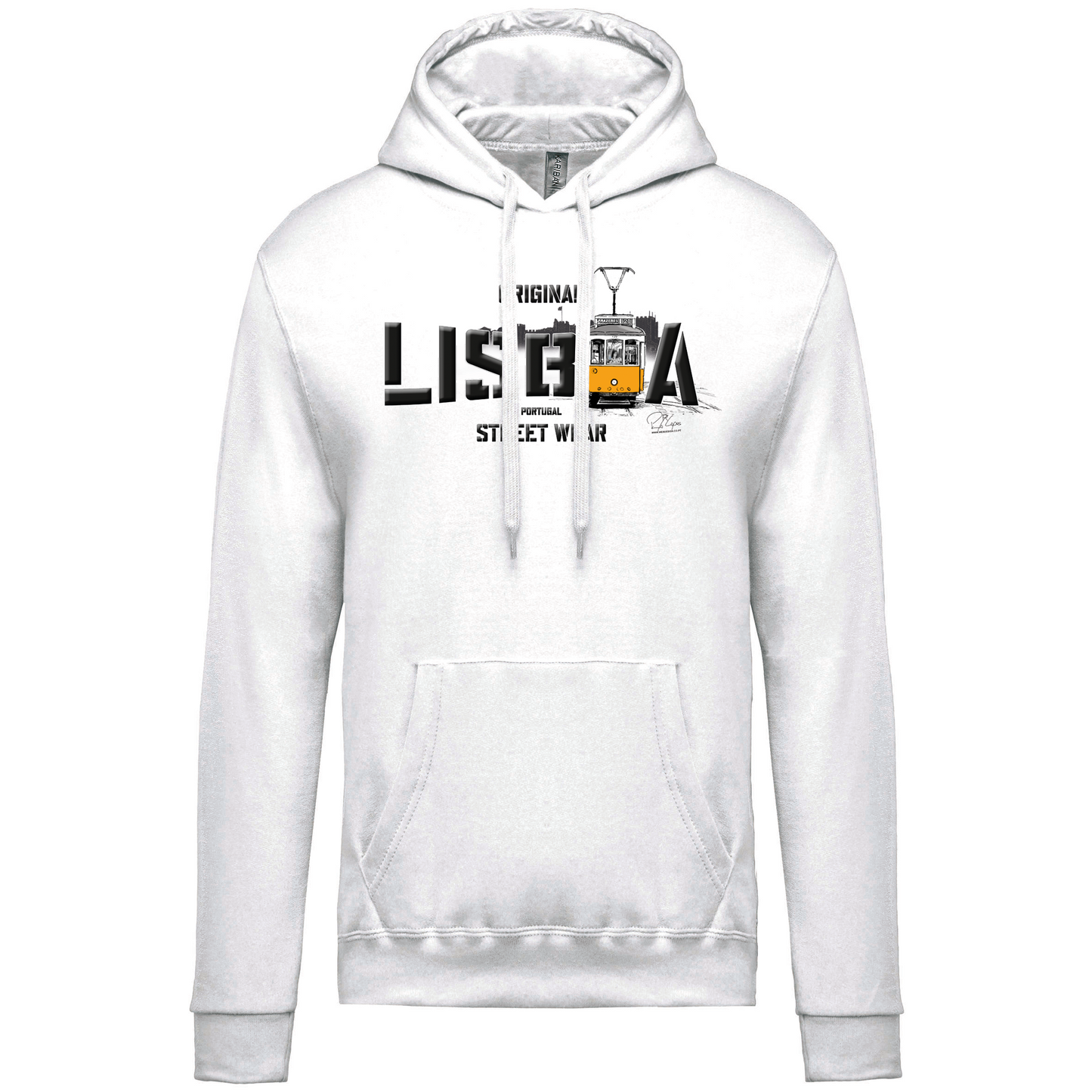 Sweatshirt Kariban com Capuz Original Lisboa
