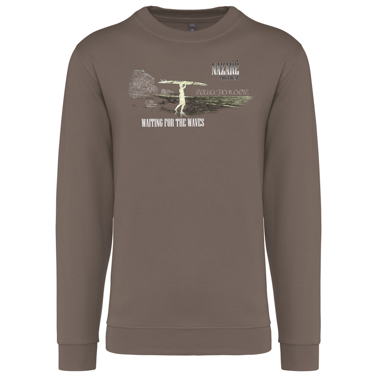 Sweatshirt Kariban sem Capuz Praia do Norte