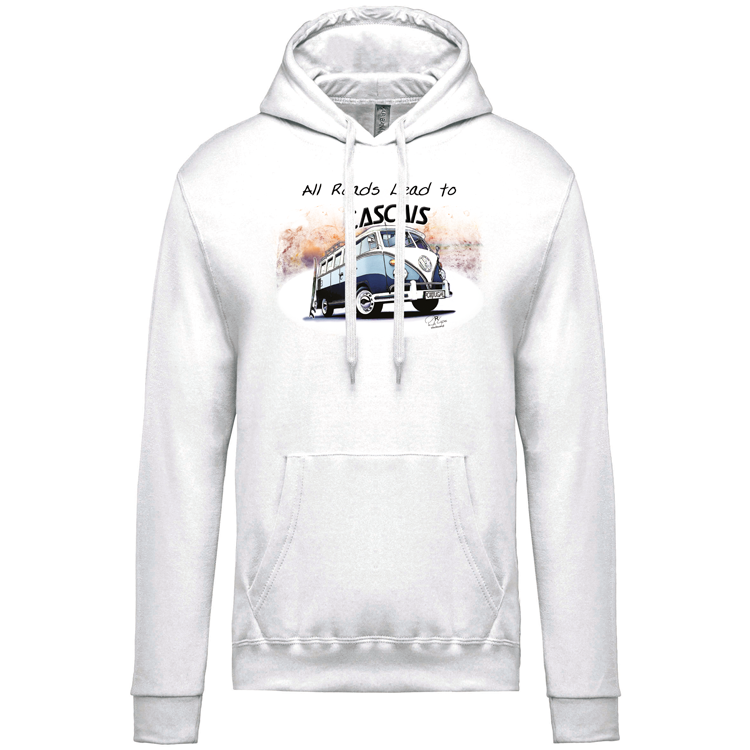 Sweatshirt Kariban com Capuz All Roads Lead to Cascais