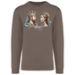 Sweatshirt Kariban sem Capuz King and Queen Óbidos