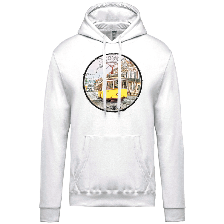 Sweatshirt Kariban com Capuz Calçada do Combro