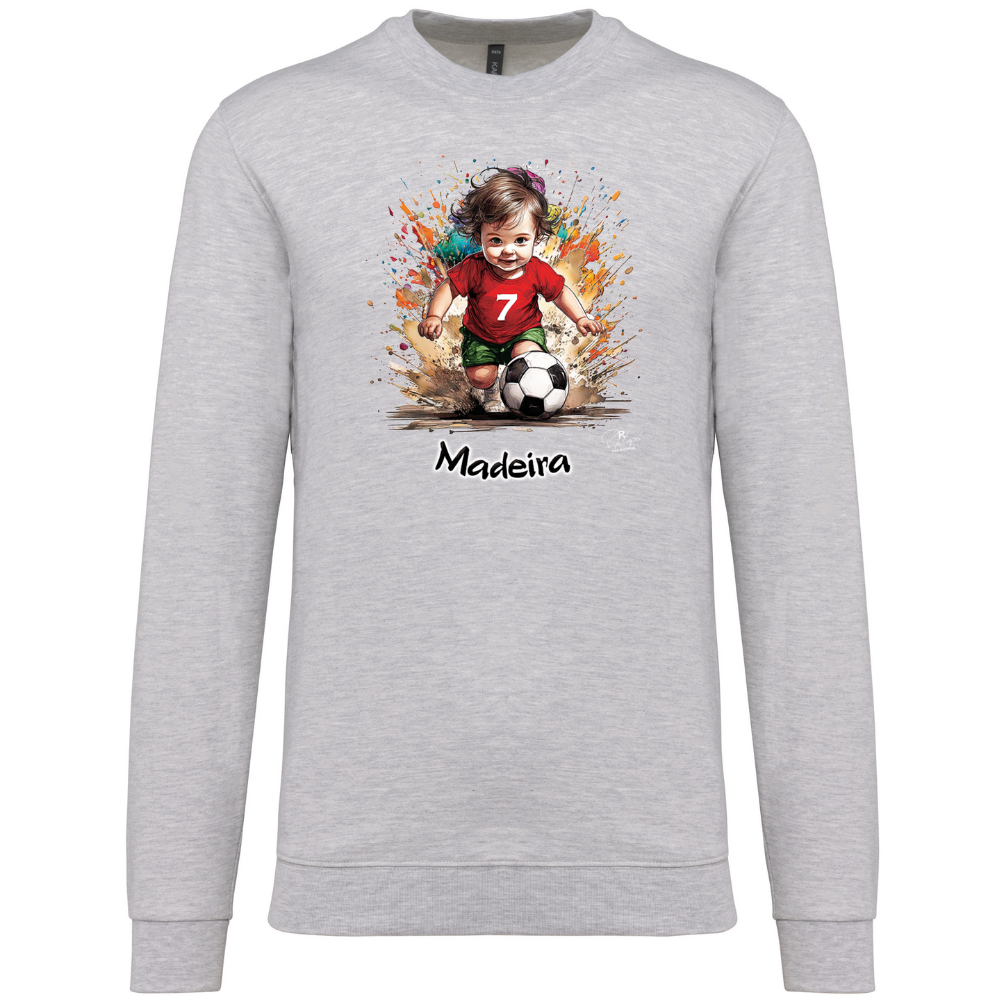 Sweatshirt Kariban sem Capuz 7 Madeira