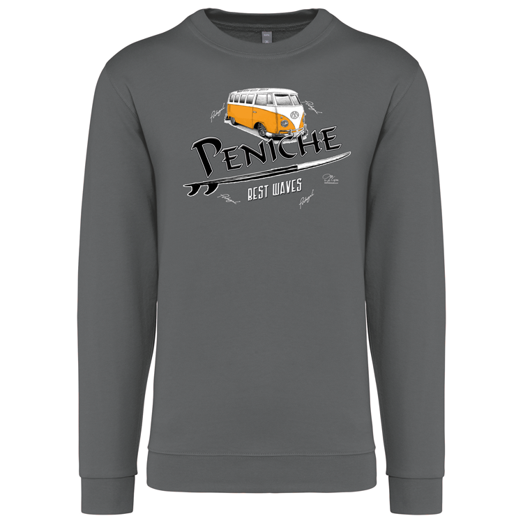 Sweatshirt Kariban sem Capuz Pão de Forma Peniche
