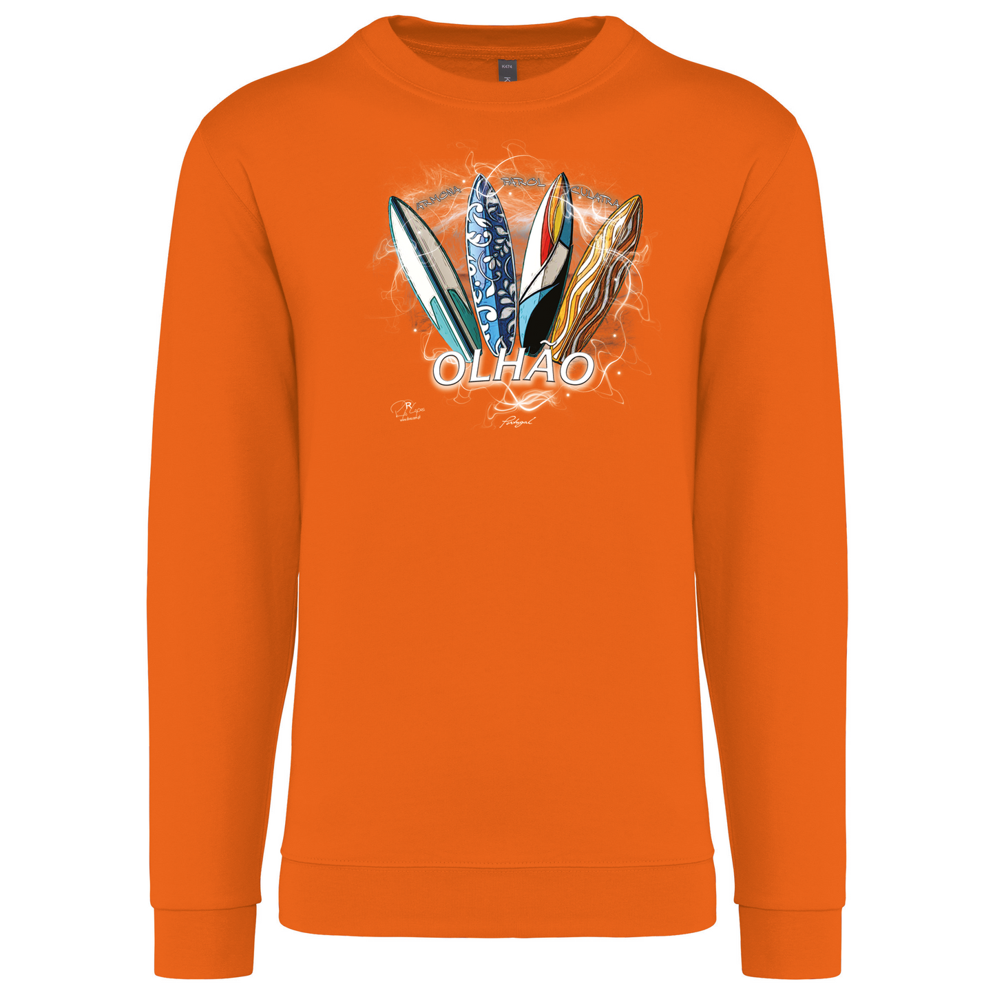 Sweatshirt Kariban sem Capuz Surfboards Olhão