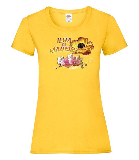 T-shirt Senhora Madeira Flowers