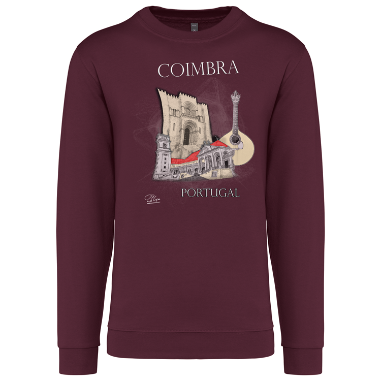 Sweatshirt Kariban sem Capuz Sé de Coimbra
