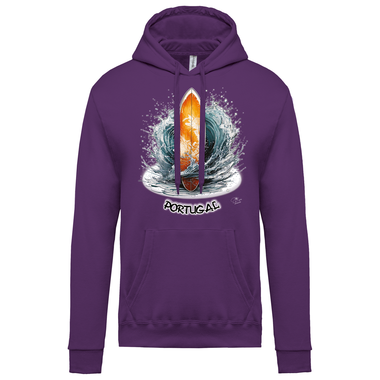 Sweatshirt Kariban com Capuz Prancha Portugal