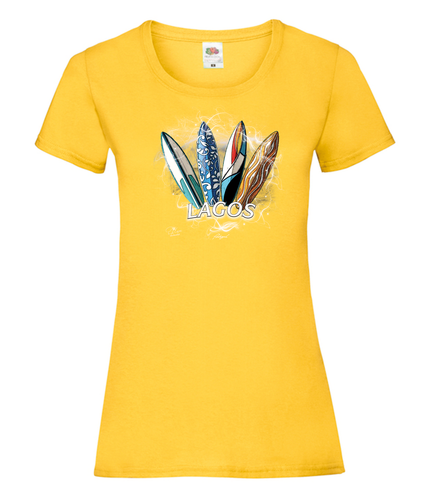 T-shirt Senhora Surfboards Lagos