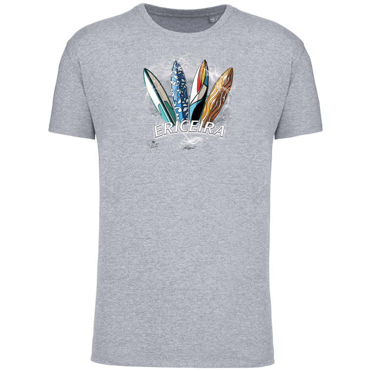 T-Shirt Algodão Biológico Surfboards Ericeira