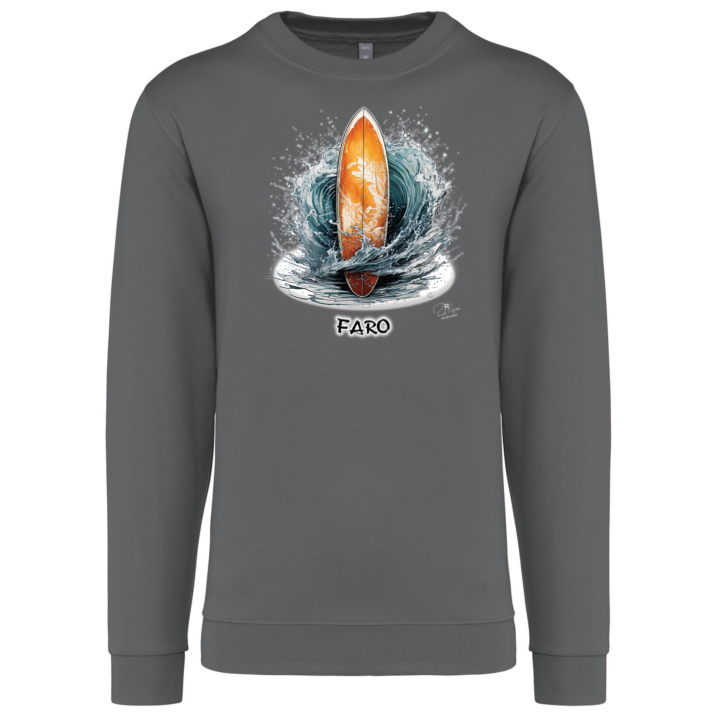 Sweatshirt Kariban sem Capuz Prancha Faro