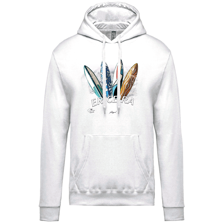 Sweatshirt Kariban com Capuz Surfboards Ericeira