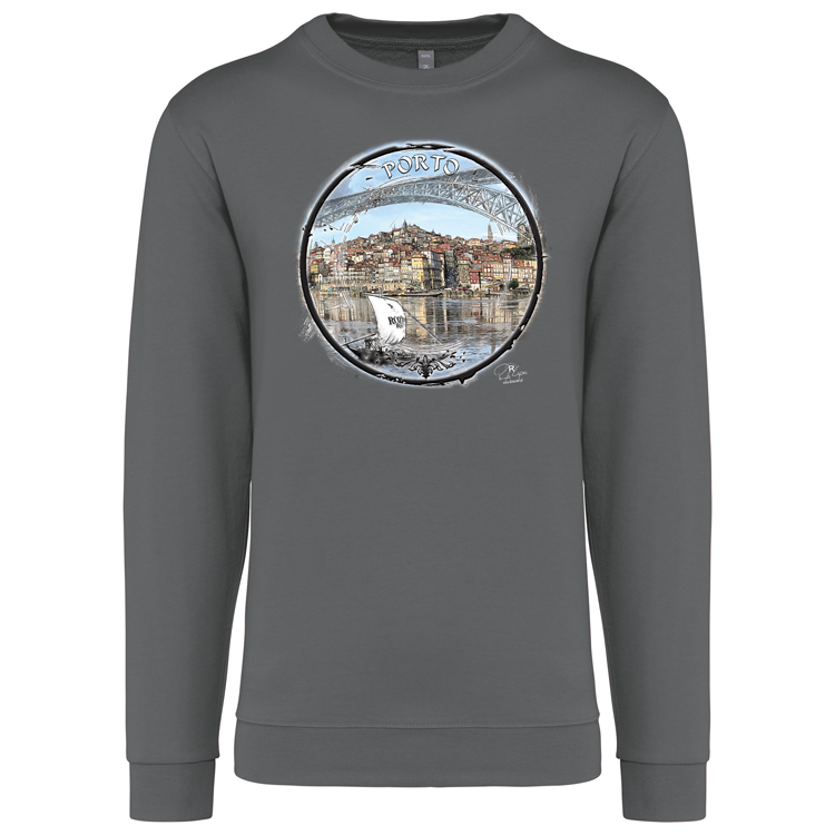 Sweatshirt Kariban sem Capuz Selo Porto