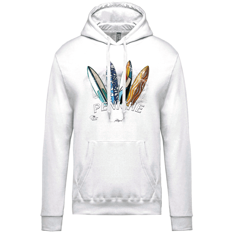 Sweatshirt Kariban com Capuz Surfboards Peniche