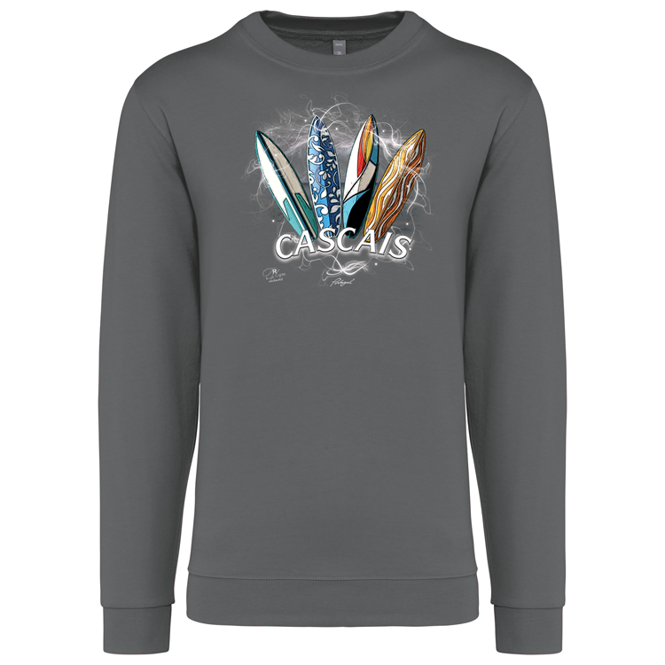 Sweatshirt Kariban sem Capuz Surfboards Cascais