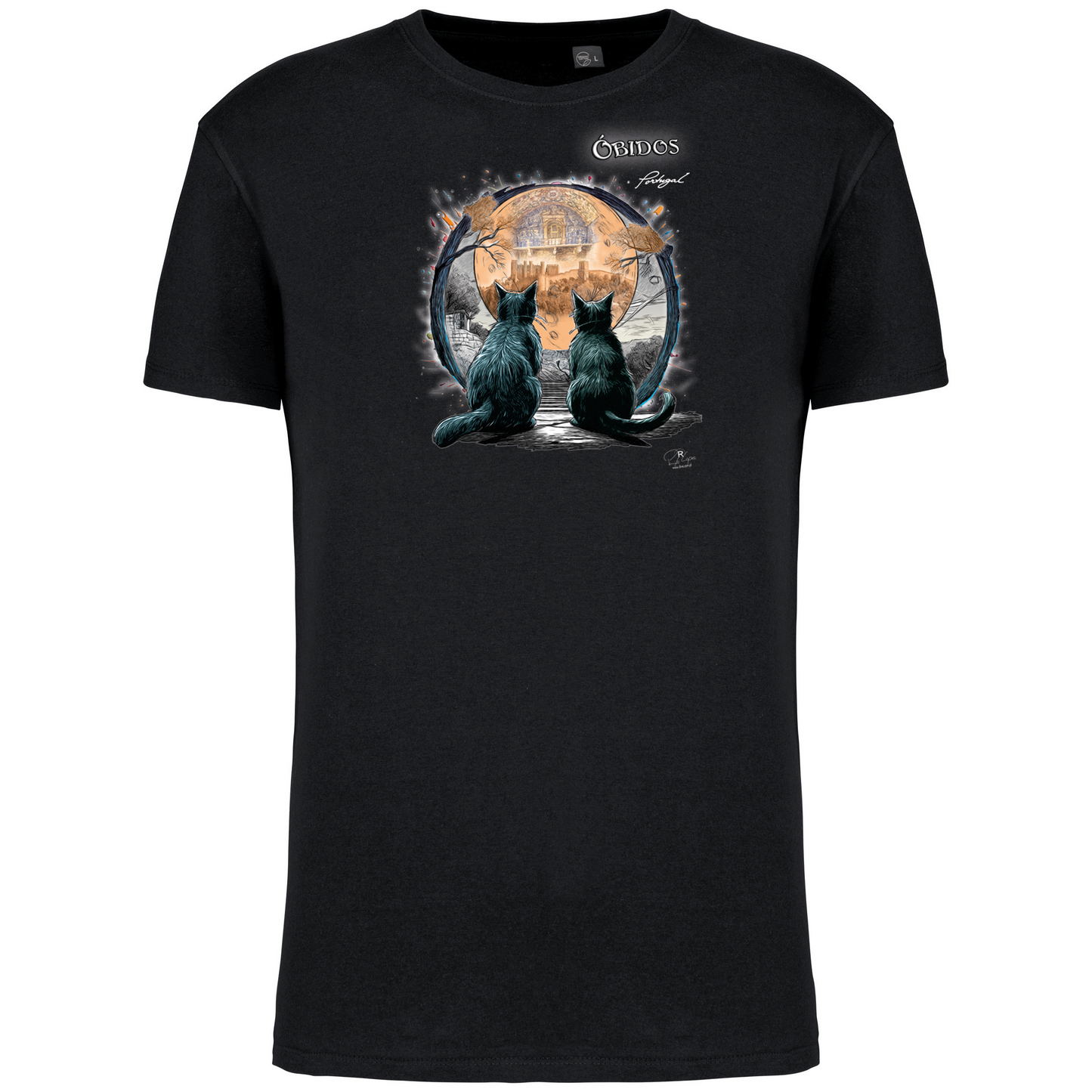 T-Shirt Algodão Biológico Luar Óbidos