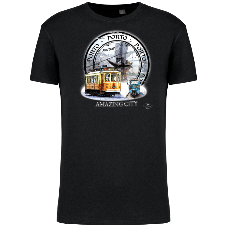 T-Shirt Algodão Biológico Amazing City Porto