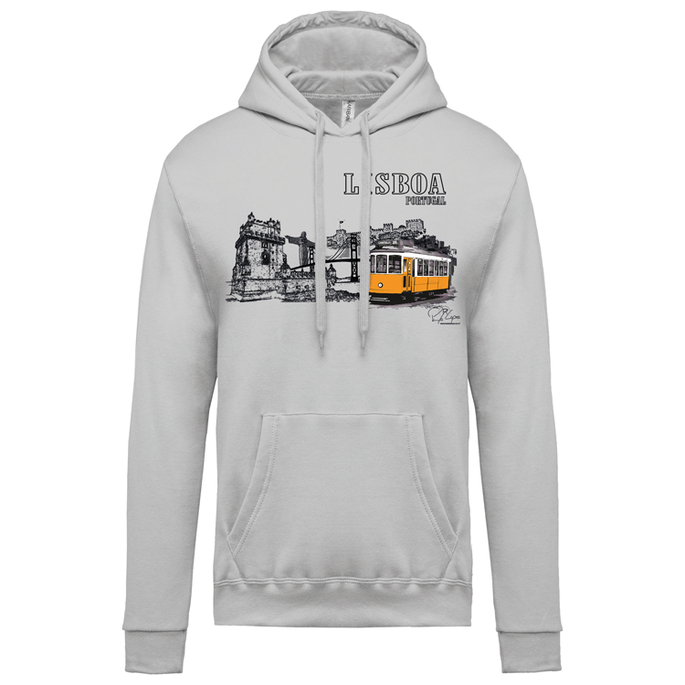 Sweatshirt Kariban com Capuz Monumentos Lx