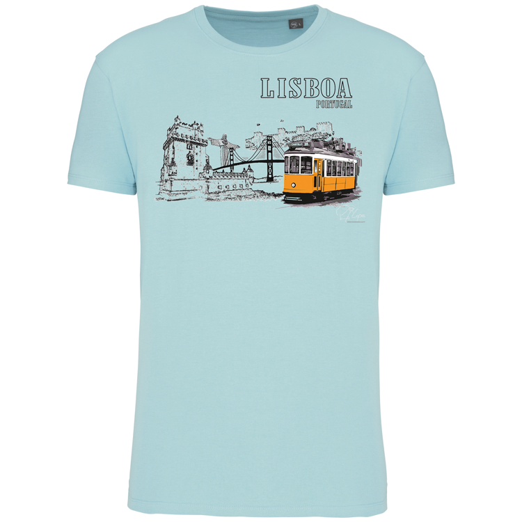 T-Shirt Algodão Biológico Monumentos Lisboa