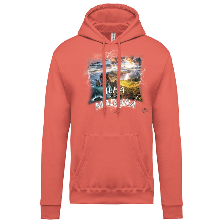 Sweatshirt Kariban com Capuz Ponta de São Lourenço