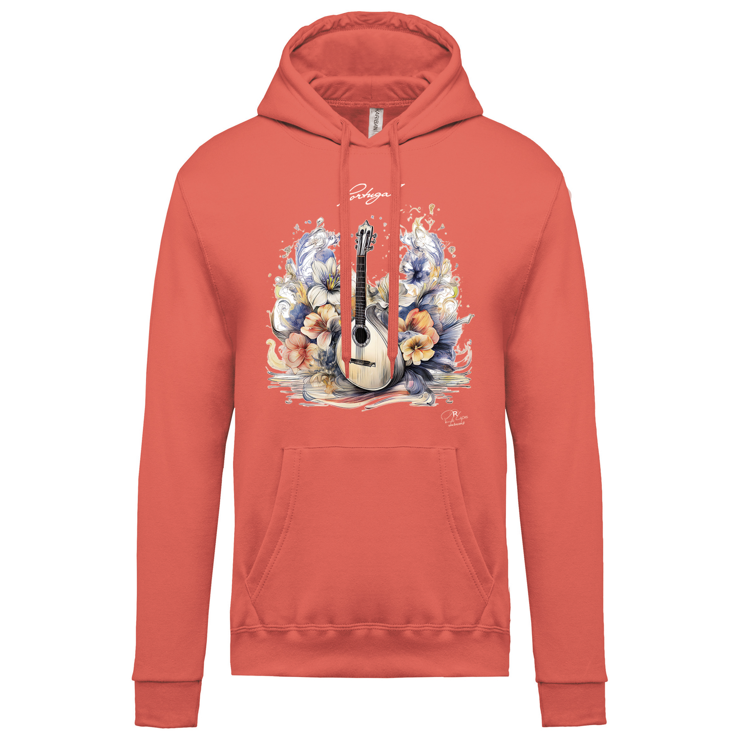Sweatshirt Kariban com Capuz Guitarra Portuguesa