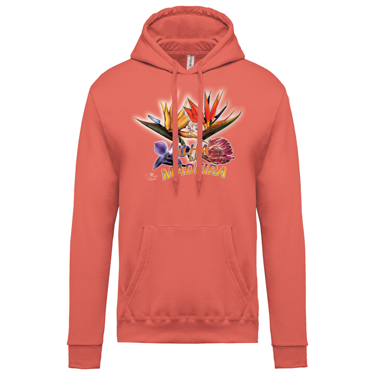 Sweatshirt Kariban com Capuz Estrelícias