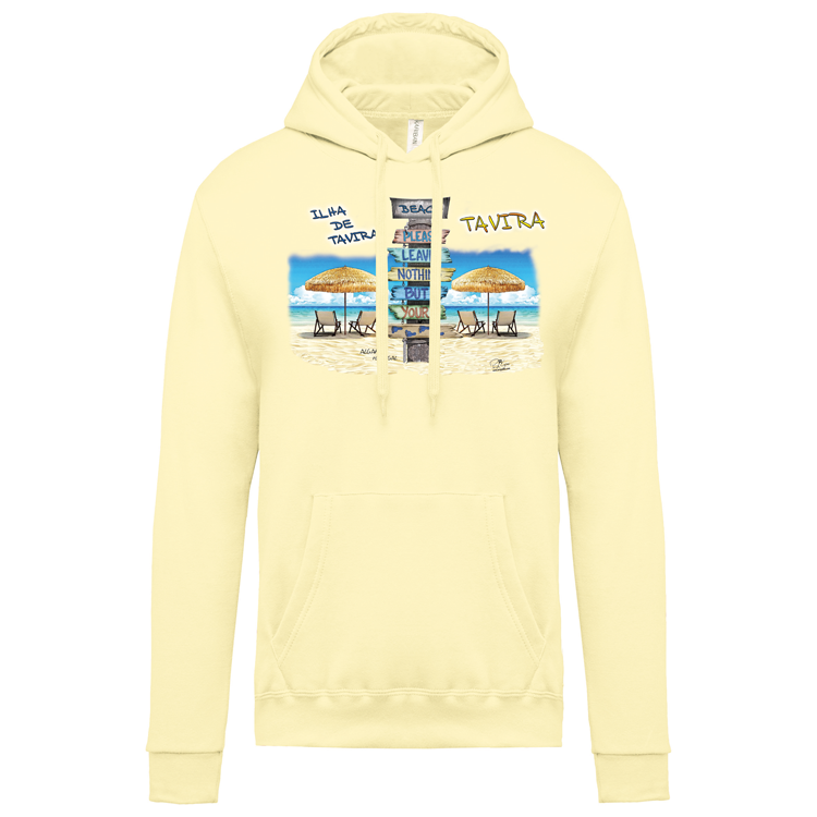 Sweatshirt Kariban com Capuz Pegadas Tavira