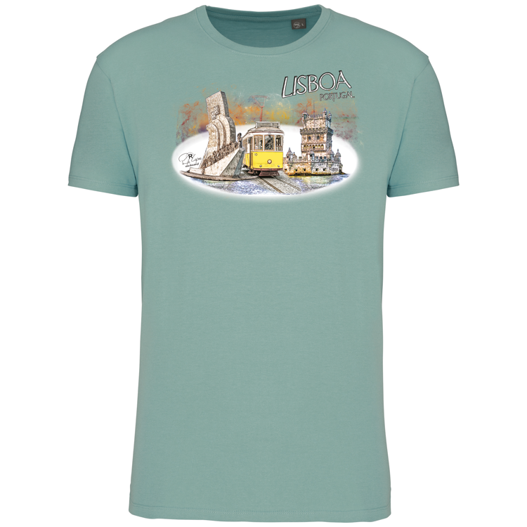 T-Shirt Algodão Biológico Monumentos Belém