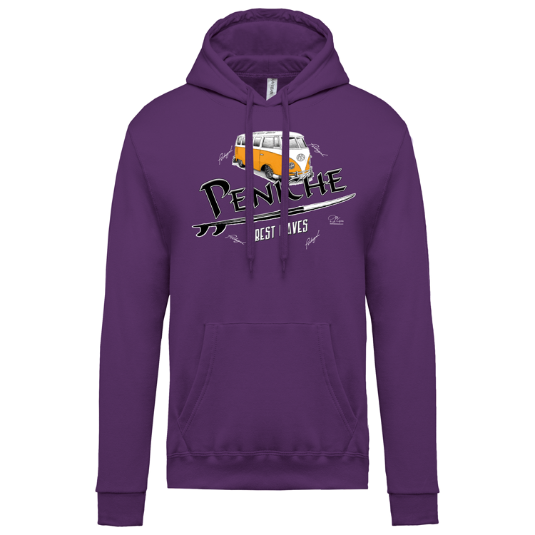 Sweatshirt Kariban com Capuz Pão de Forma Peniche