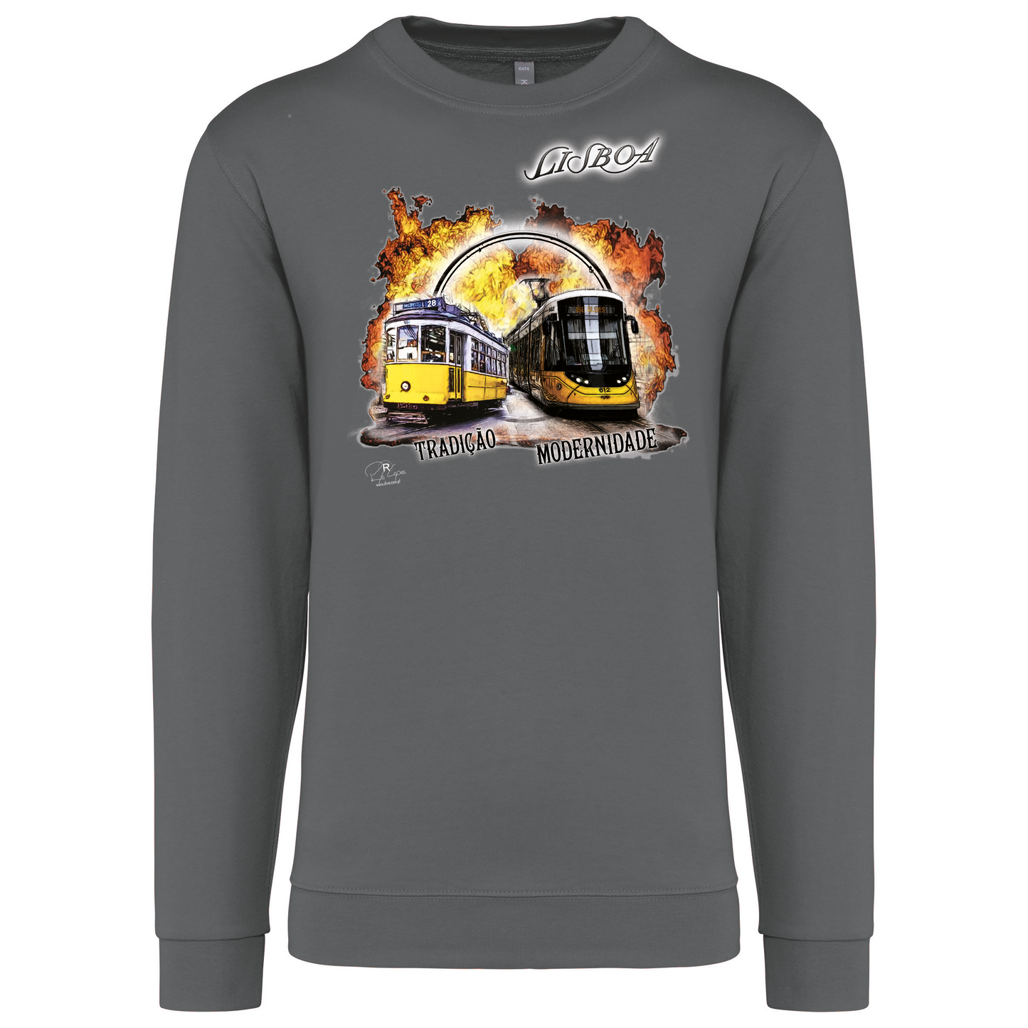 Sweatshirt Kariban sem Capuz Tradição e Modernidade