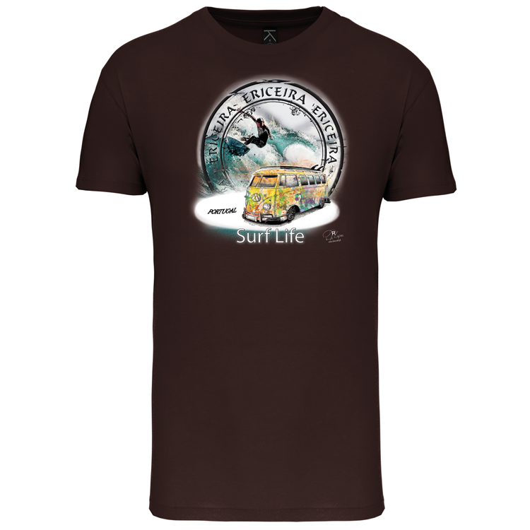 T-Shirt Algodão Biológico Surf Life Ericeira