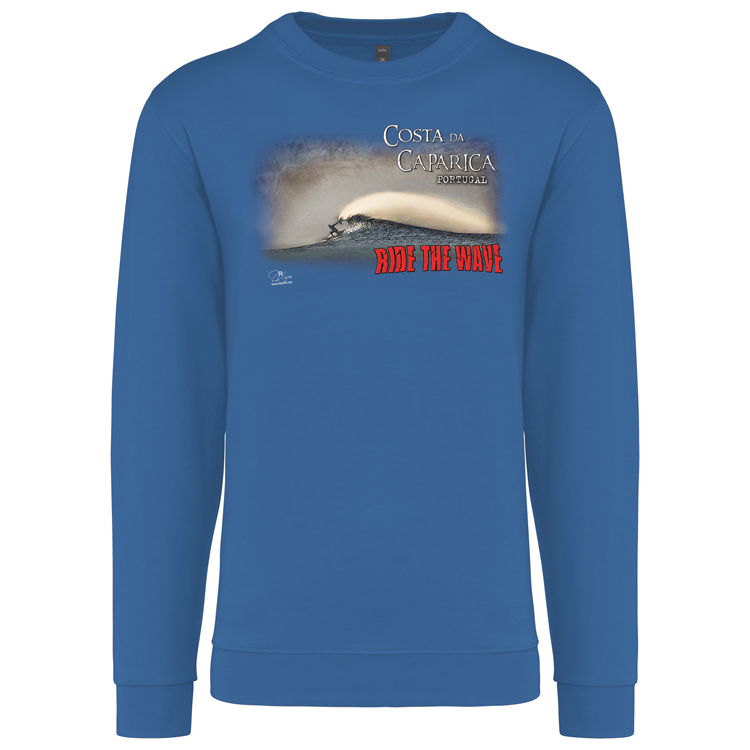 Sweatshirt Kariban sem Capuz Ride the Wave Costa da Caparica