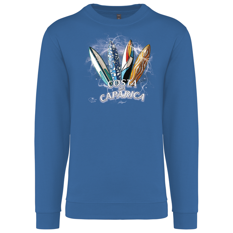 Sweatshirt Kariban sem Capuz Surfboards Costa da Caparica