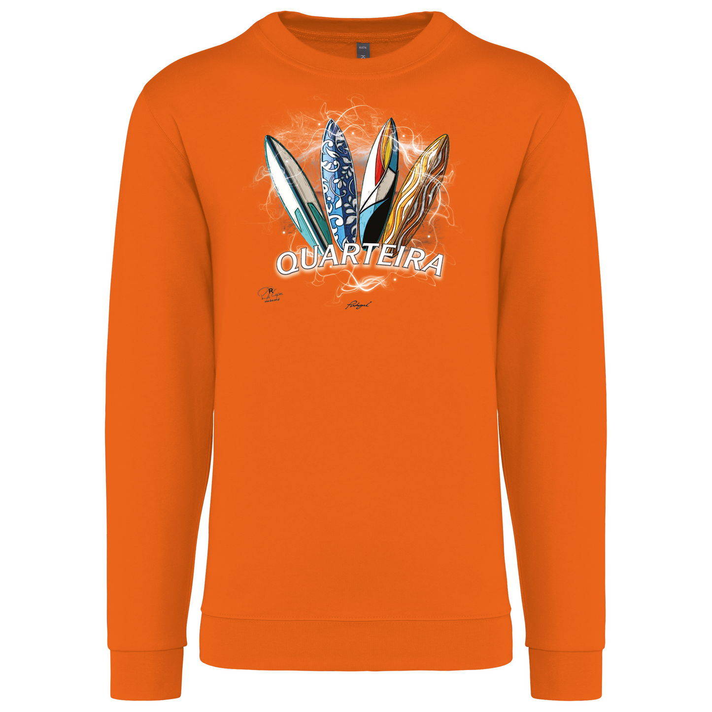 Sweatshirt Kariban sem Capuz Surfboards Quarteira