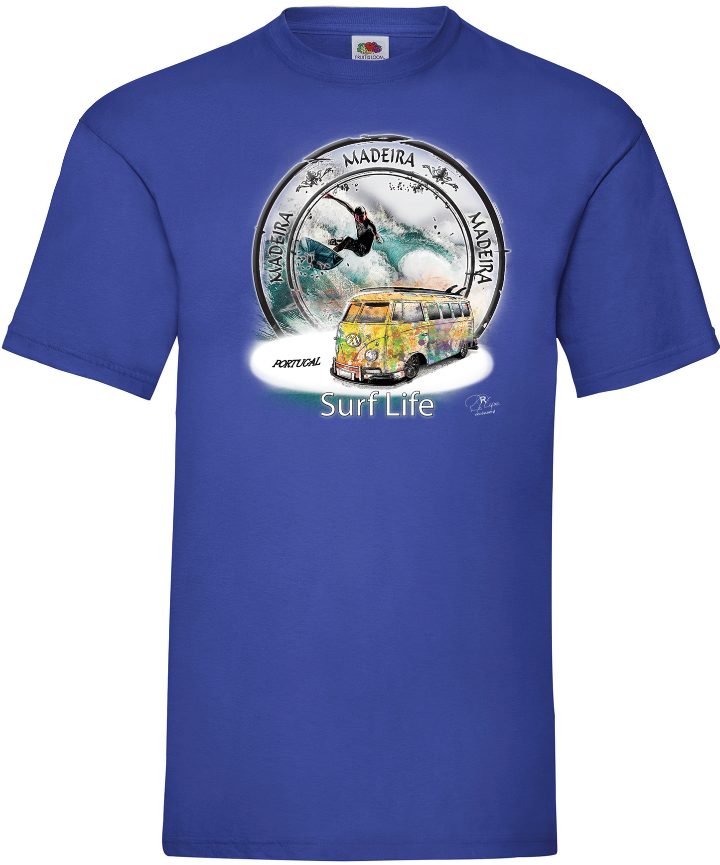 T-shirt Surf Life Madeira