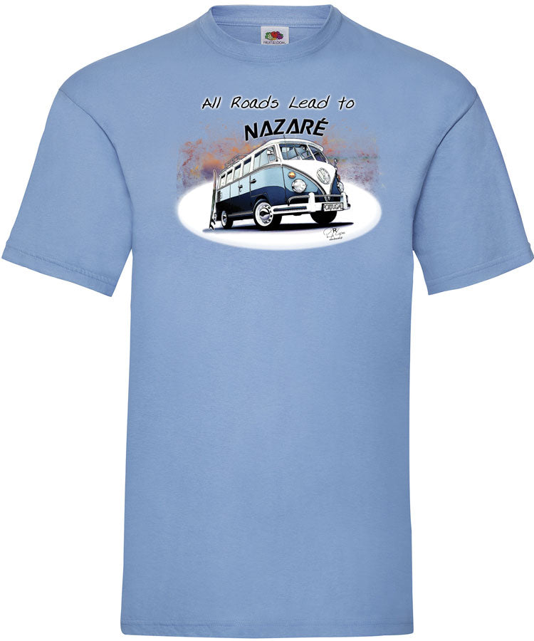 T-shirt All Roads Lead to Nazaré